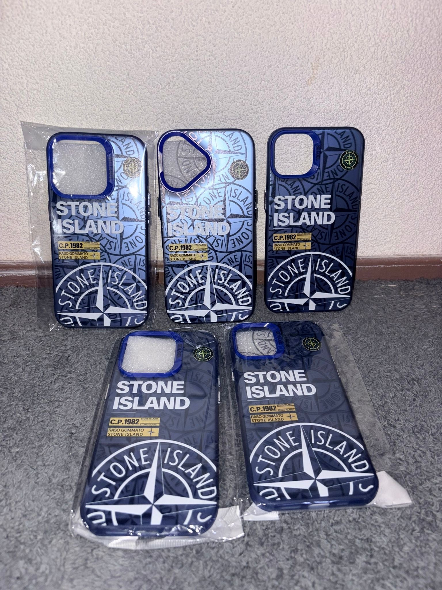 Stone Island case blue