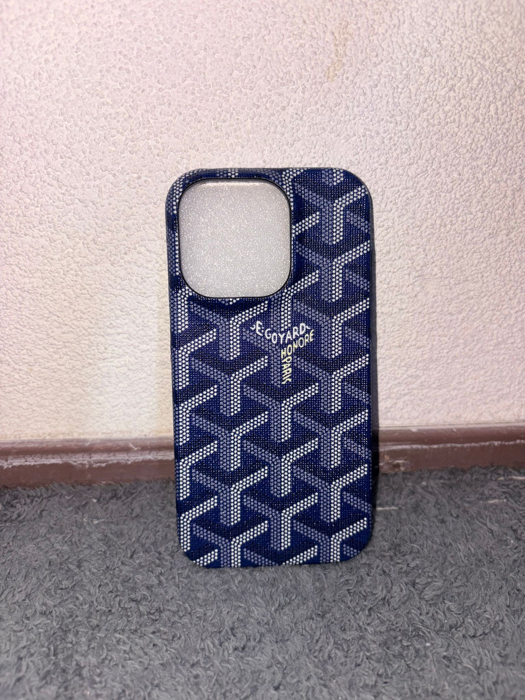 Goyard case blue