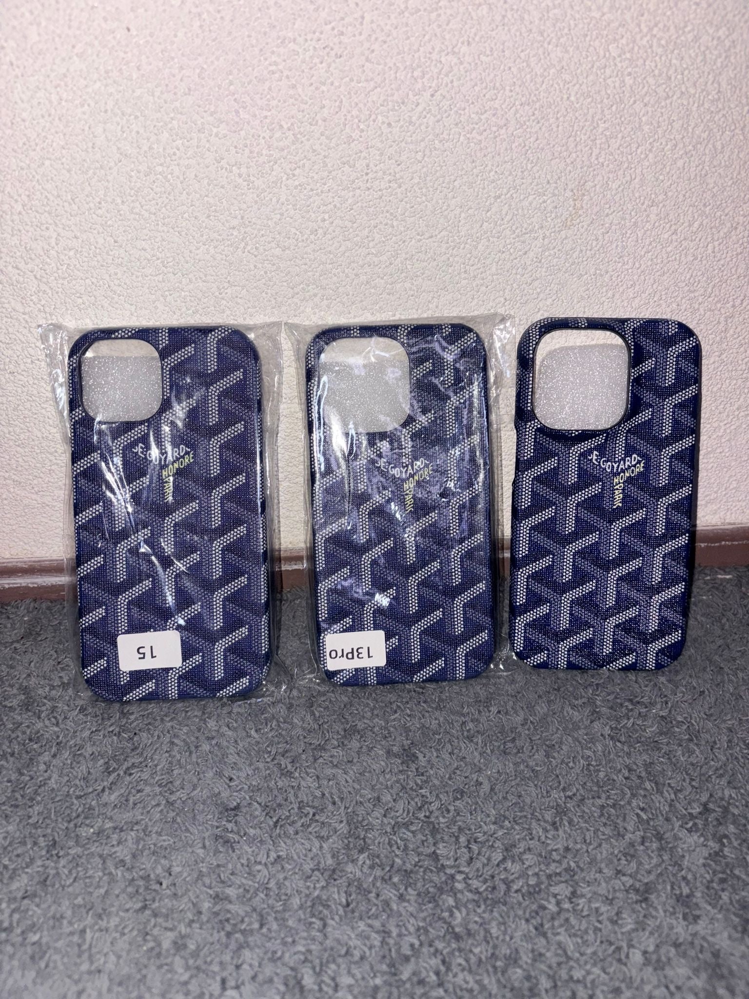 Goyard case blue