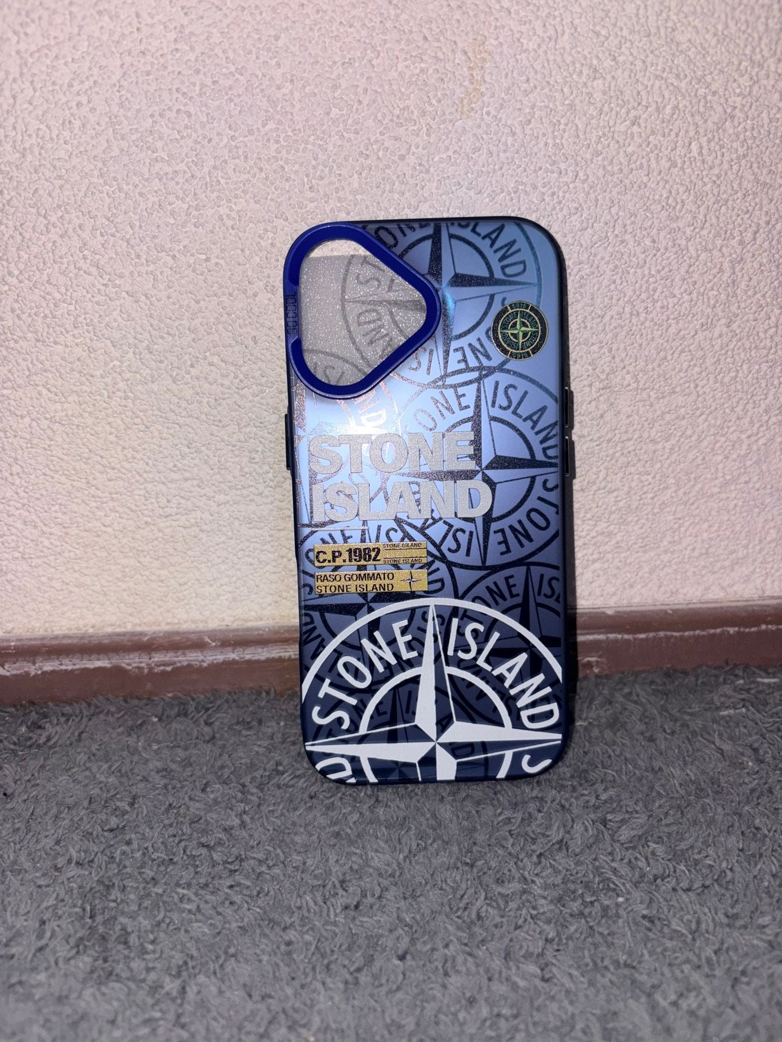 Stone Island case blue