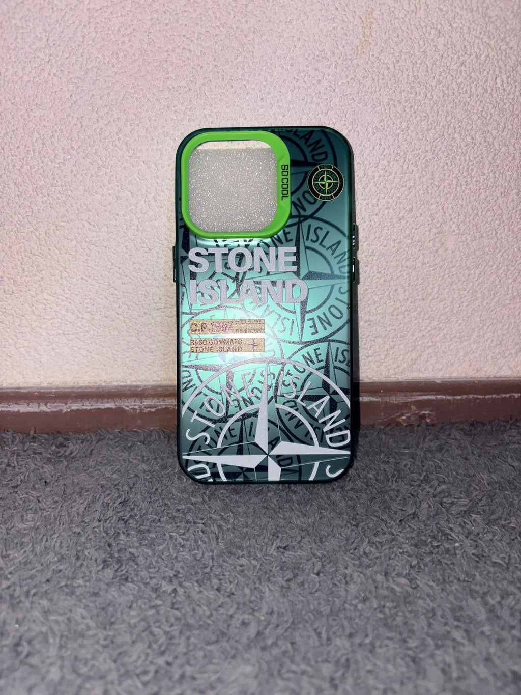 Stone island case green